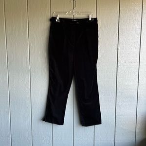Votre Nom Jeans Classic Black Velvet Straight Leg Pants Party Evening